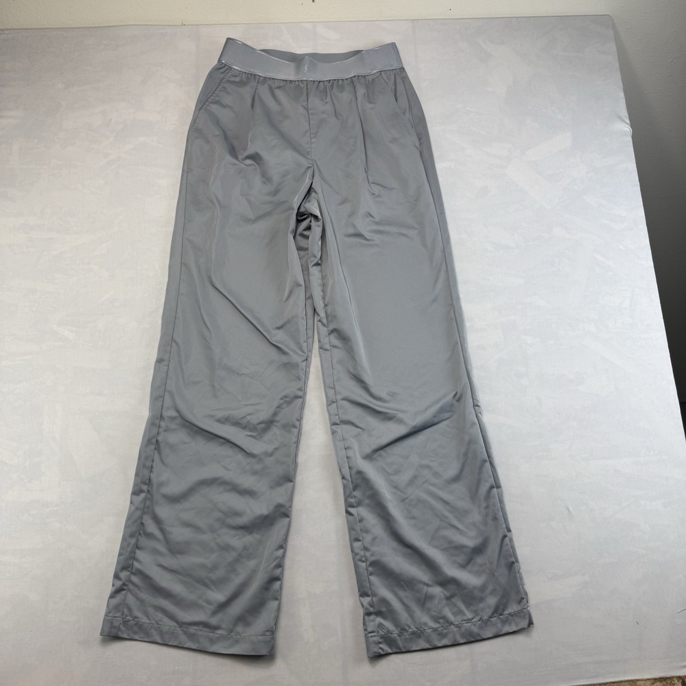 Victoria's Secret Wide Leg Pants Womens S Gray Lounge Athleisure